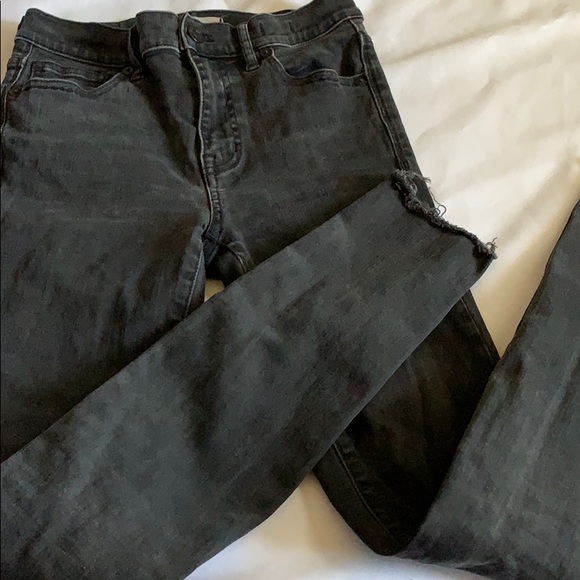 Madewell Denim - Madewell distressed high waist jeans